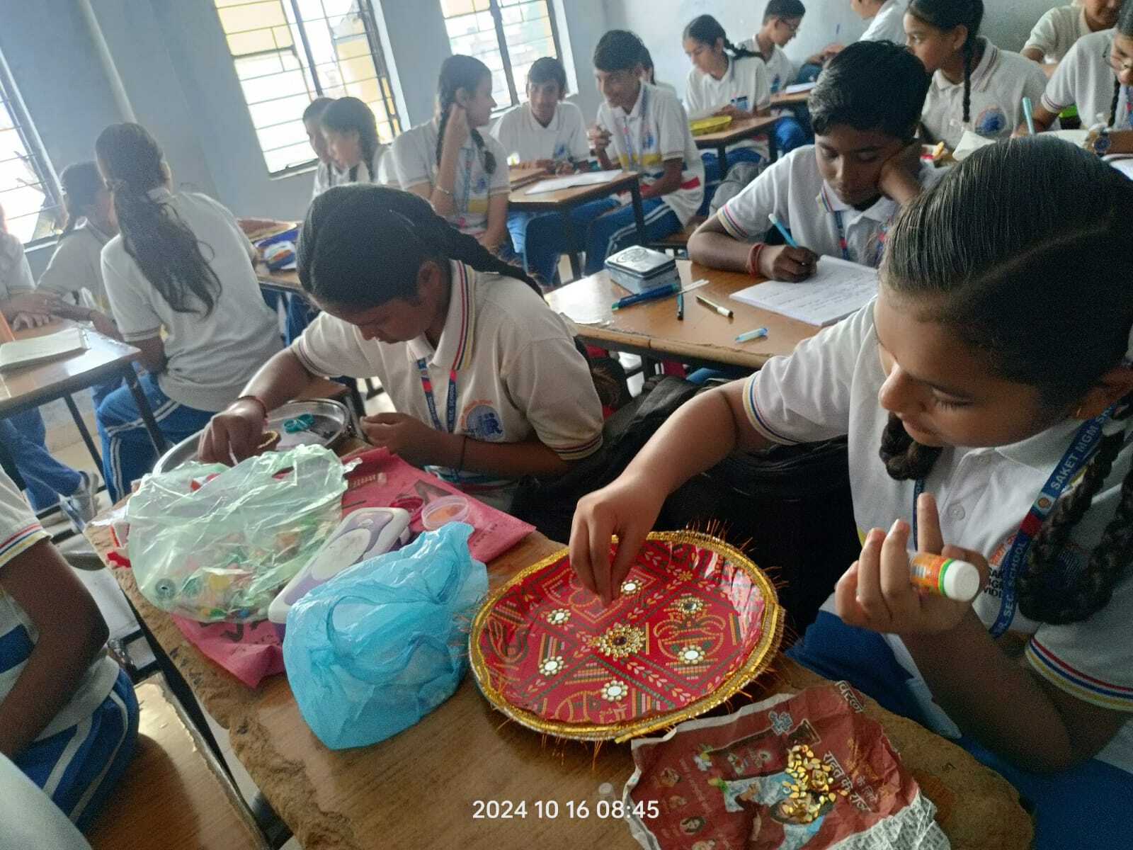 Diya designing and Toran making competition