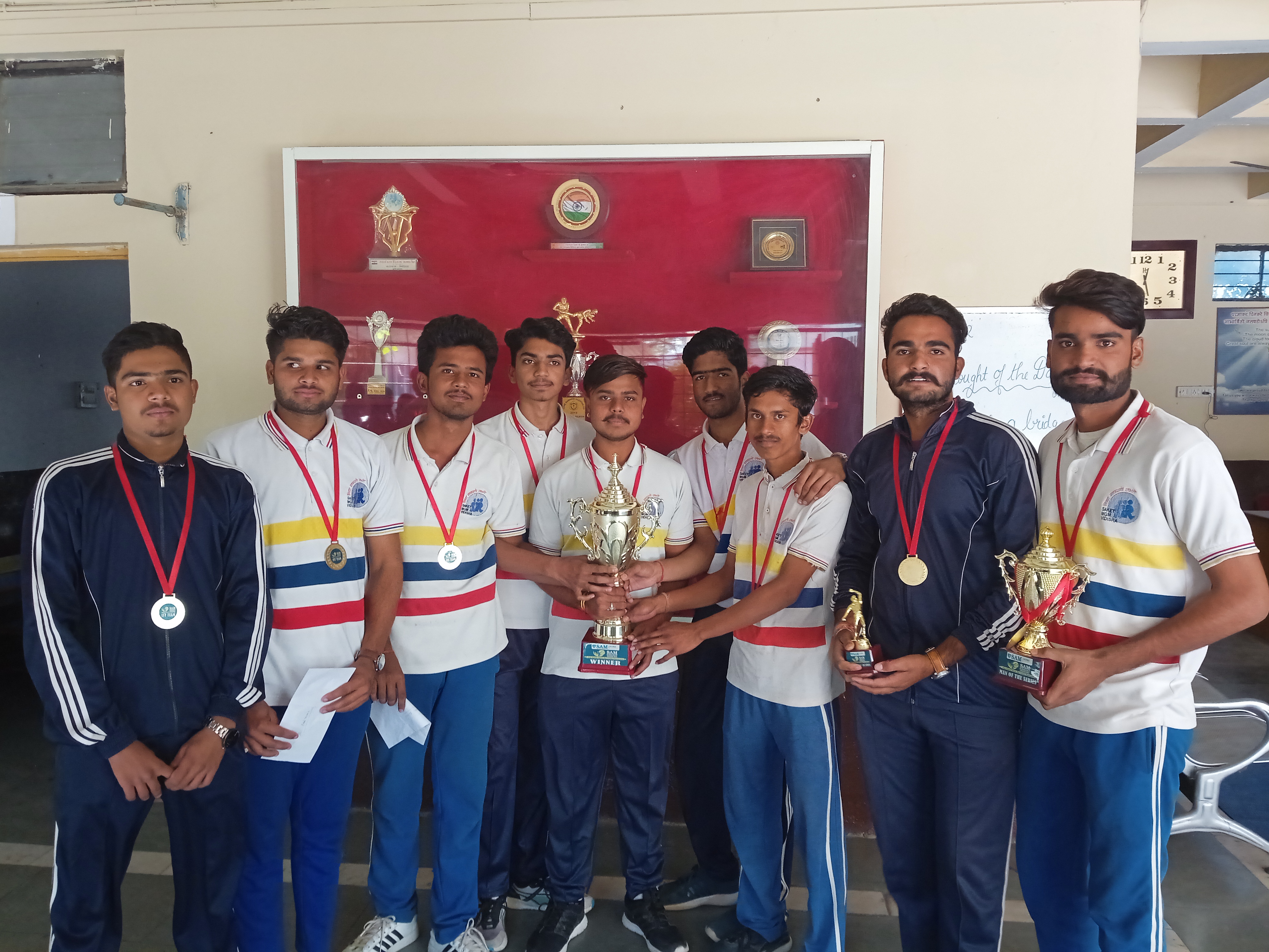 Winner- Inter School Cricket Tournament Vidisha